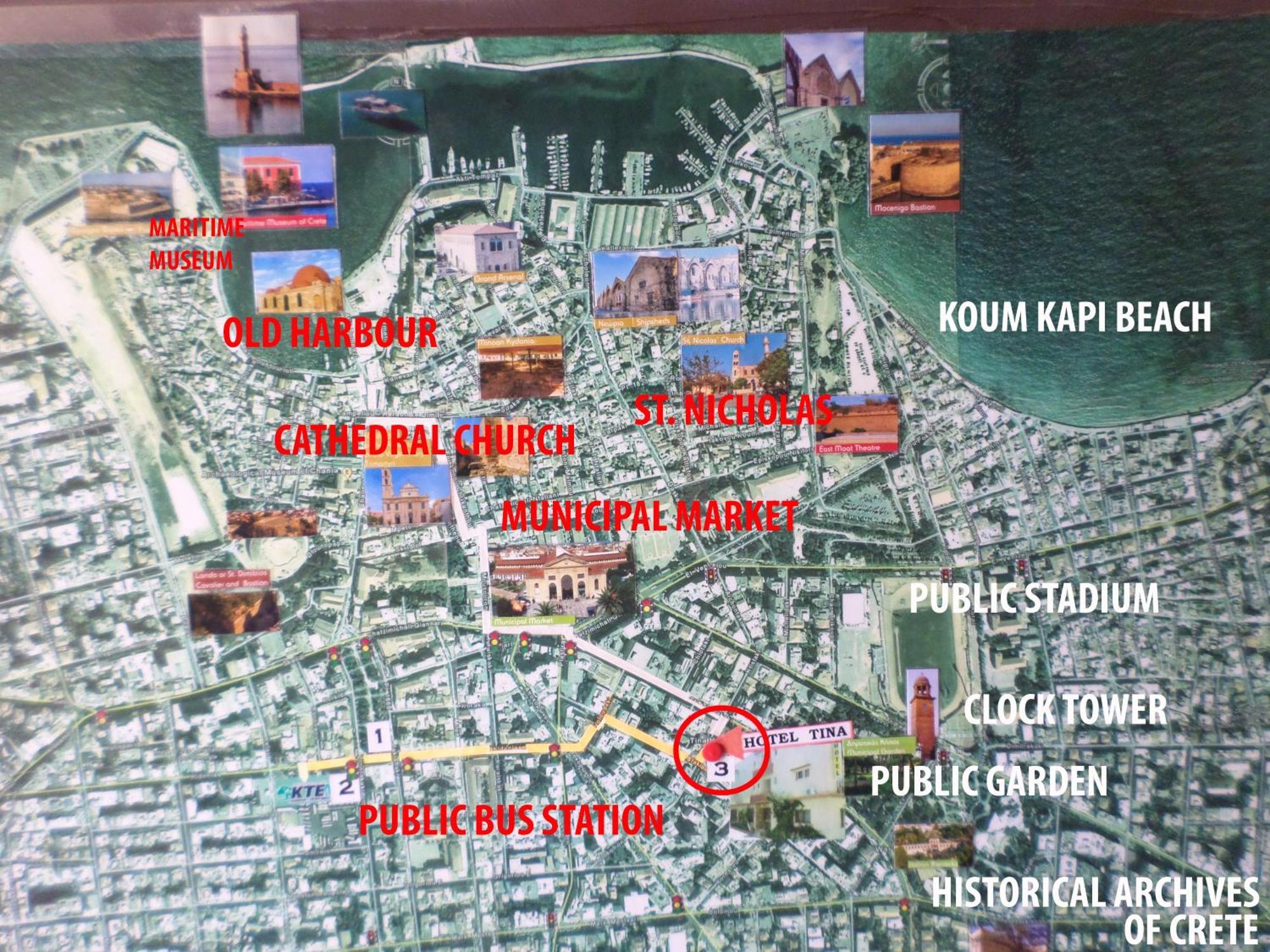 Tina Hotel Chania  ภายนอก รูปภาพ